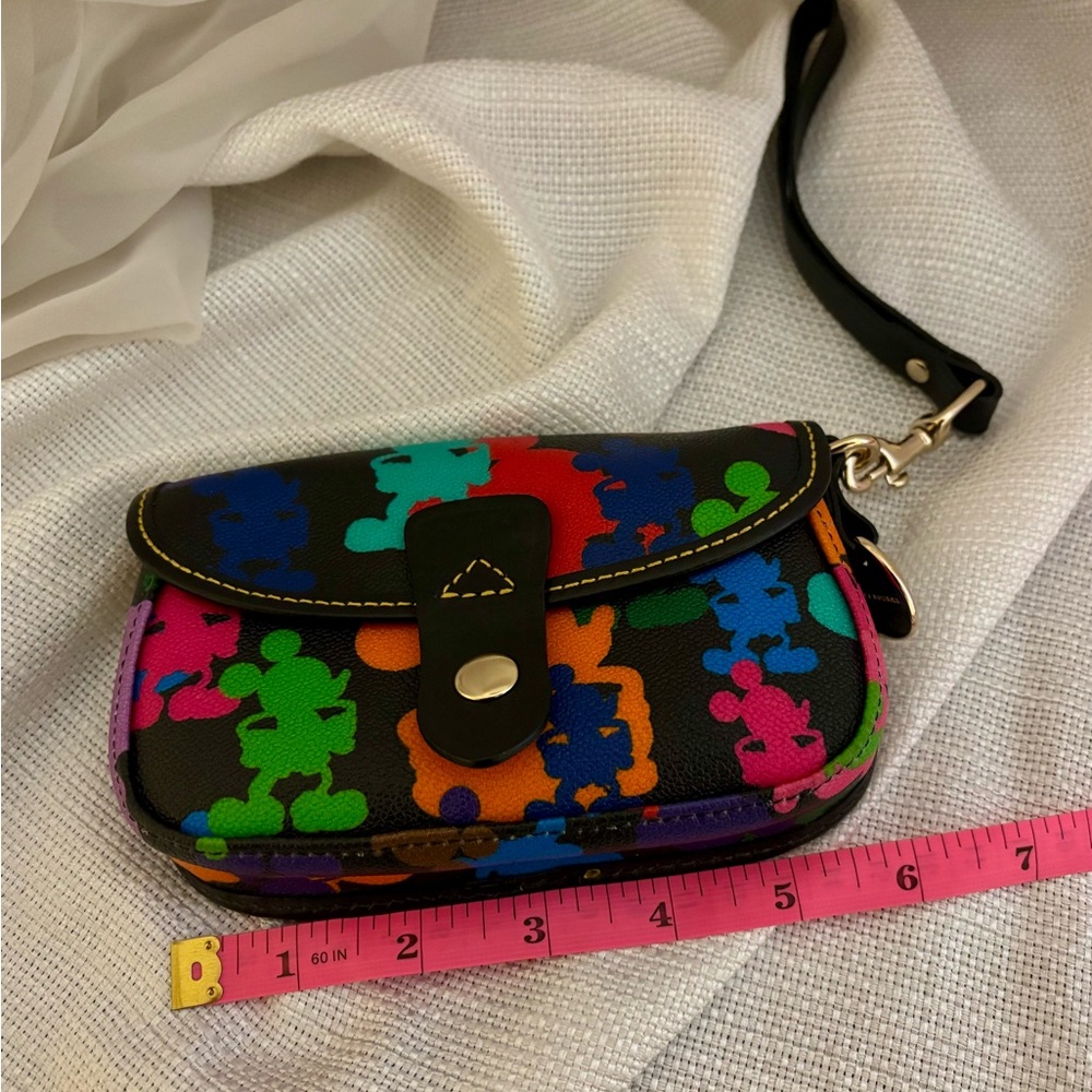 Dooney & Bourke Colorful Wristlet with Mickey Mouse Design - Picture 5 of 9